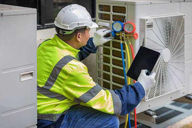 Professional Hvac technician working in Feura Bush, NY